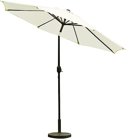 Sunnyglade 9 Inch Patio Umbrella Outdoor Table Umbrella with 8 Sturdy Ribs