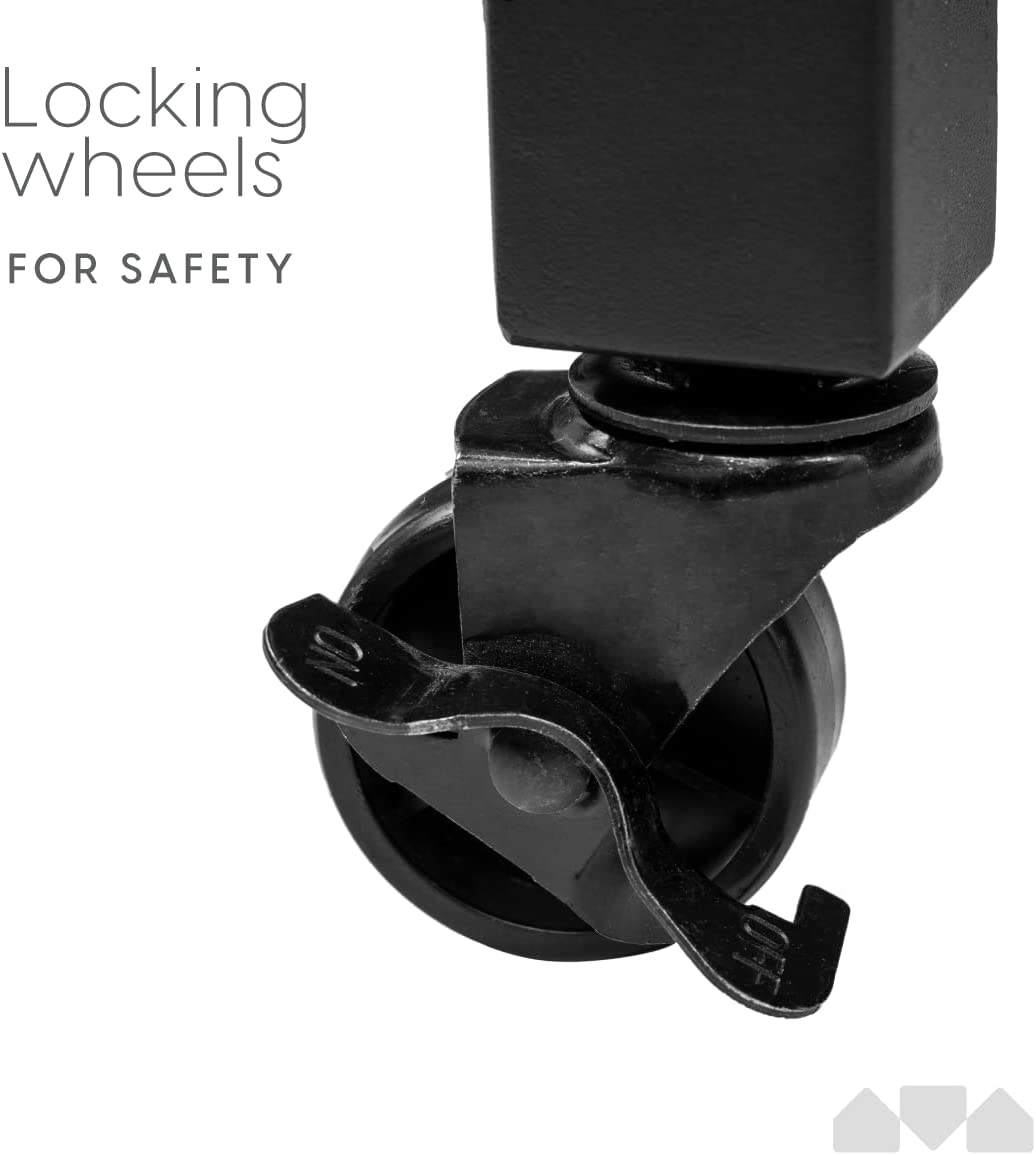 Twin Daybed and Fold Up Trundle Set, Black Frame, Mattresses Sold Separately