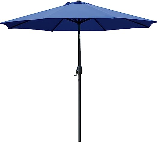 Sunnyglade 9 Inch Patio Umbrella Outdoor Table Umbrella with 8 Sturdy Ribs