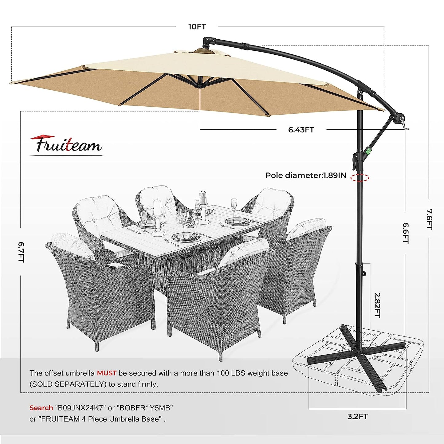 Patio Offset Umbrellas Cantilever Umbrella Outdoor Umbrellas Infinite Tilt