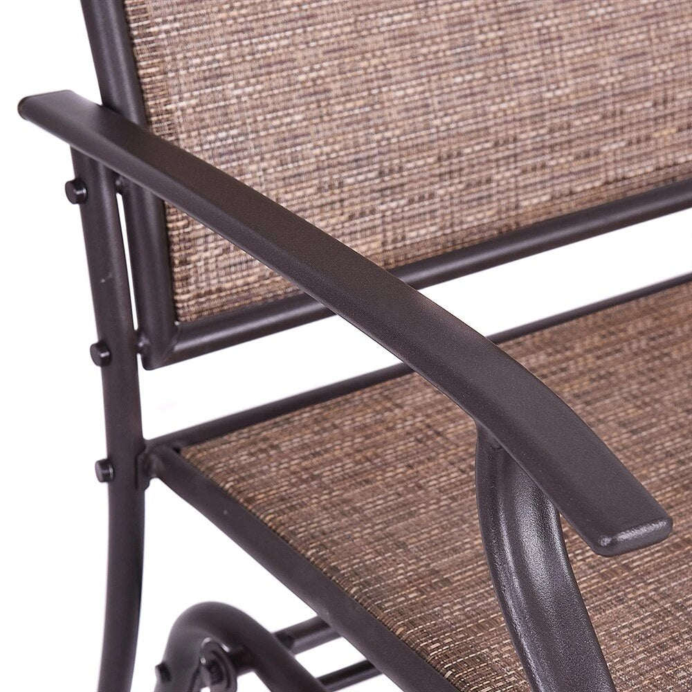 2 Person Patio Glider Rocking Bench