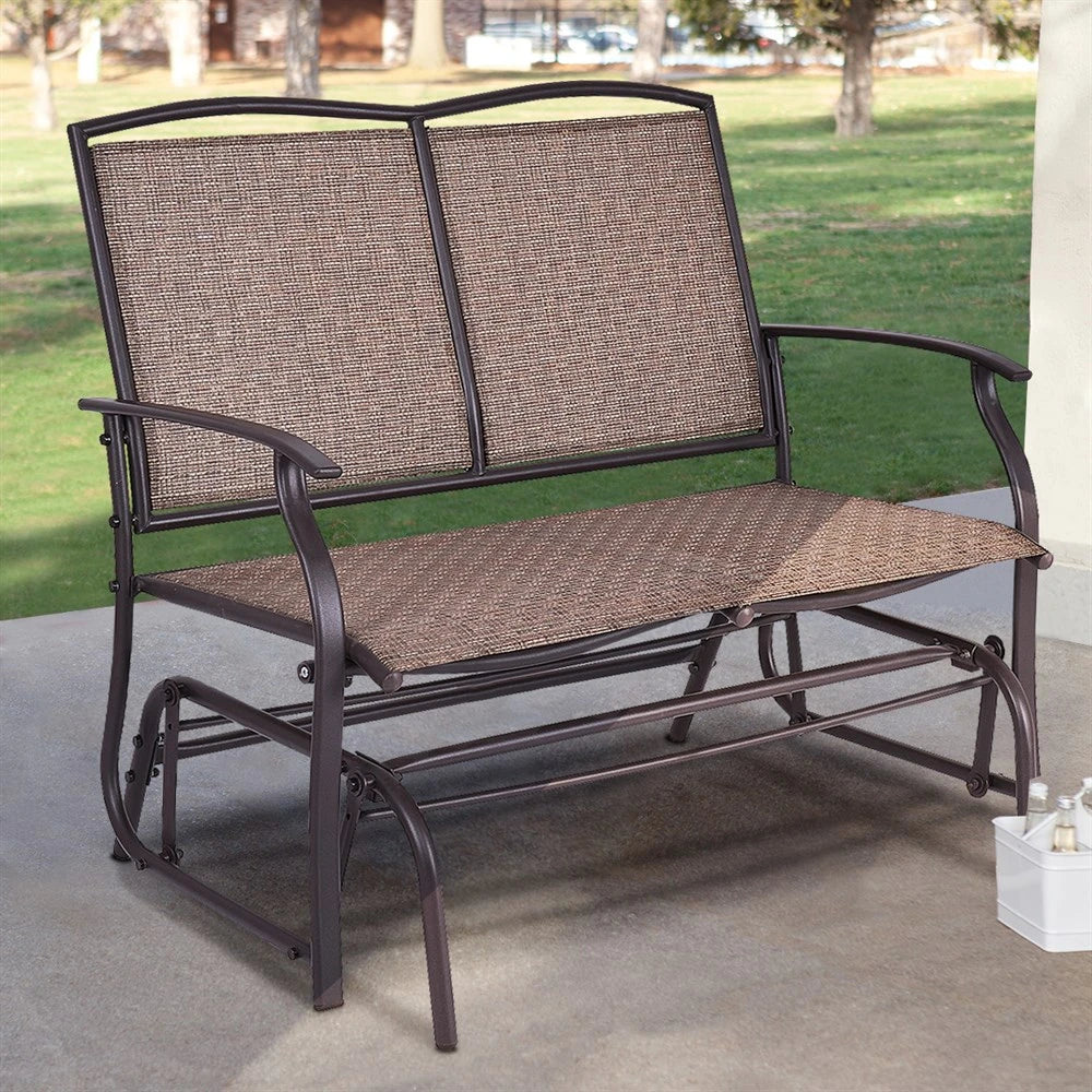 2 Person Patio Glider Rocking Bench