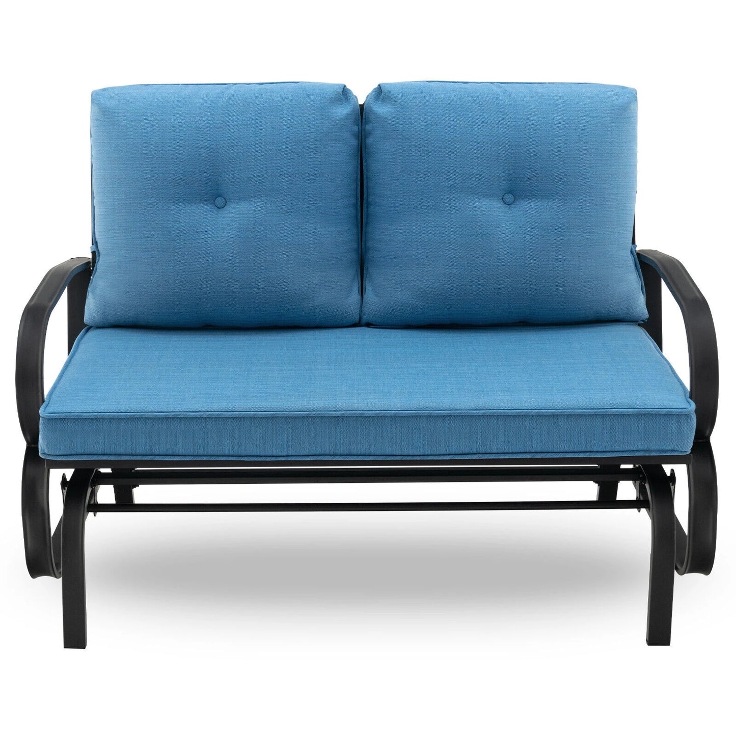 2-Person Glider Bench Rocking Loveseat