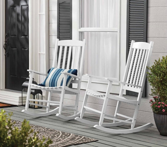 Outdoor Wood Porch Rocking Garden Chair