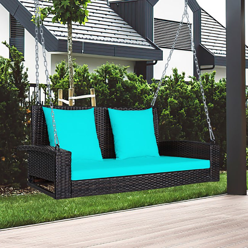 Rattan Porch Reinforced Solid Steel Swings Patio