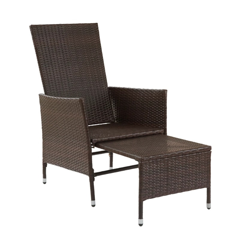 Home Outdoor Rattan Patio Lounge Chair