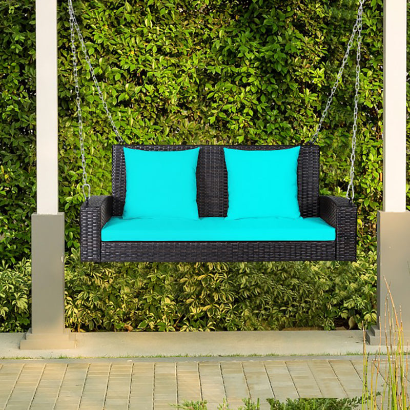 Rattan Porch Reinforced Solid Steel Swings Patio