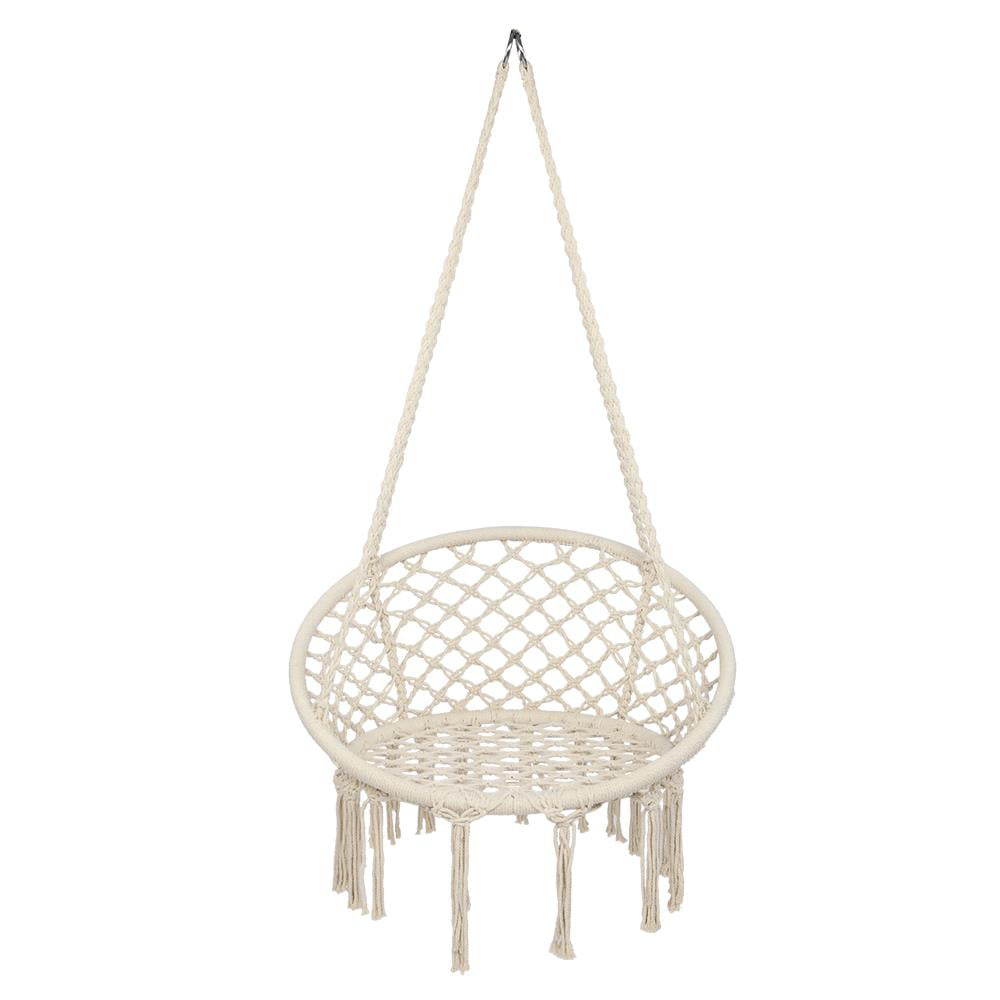 Boho Style Rattan Chair Hanging Hammock