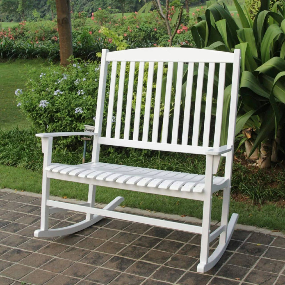 Outdoor Beach Double Rocking Chair