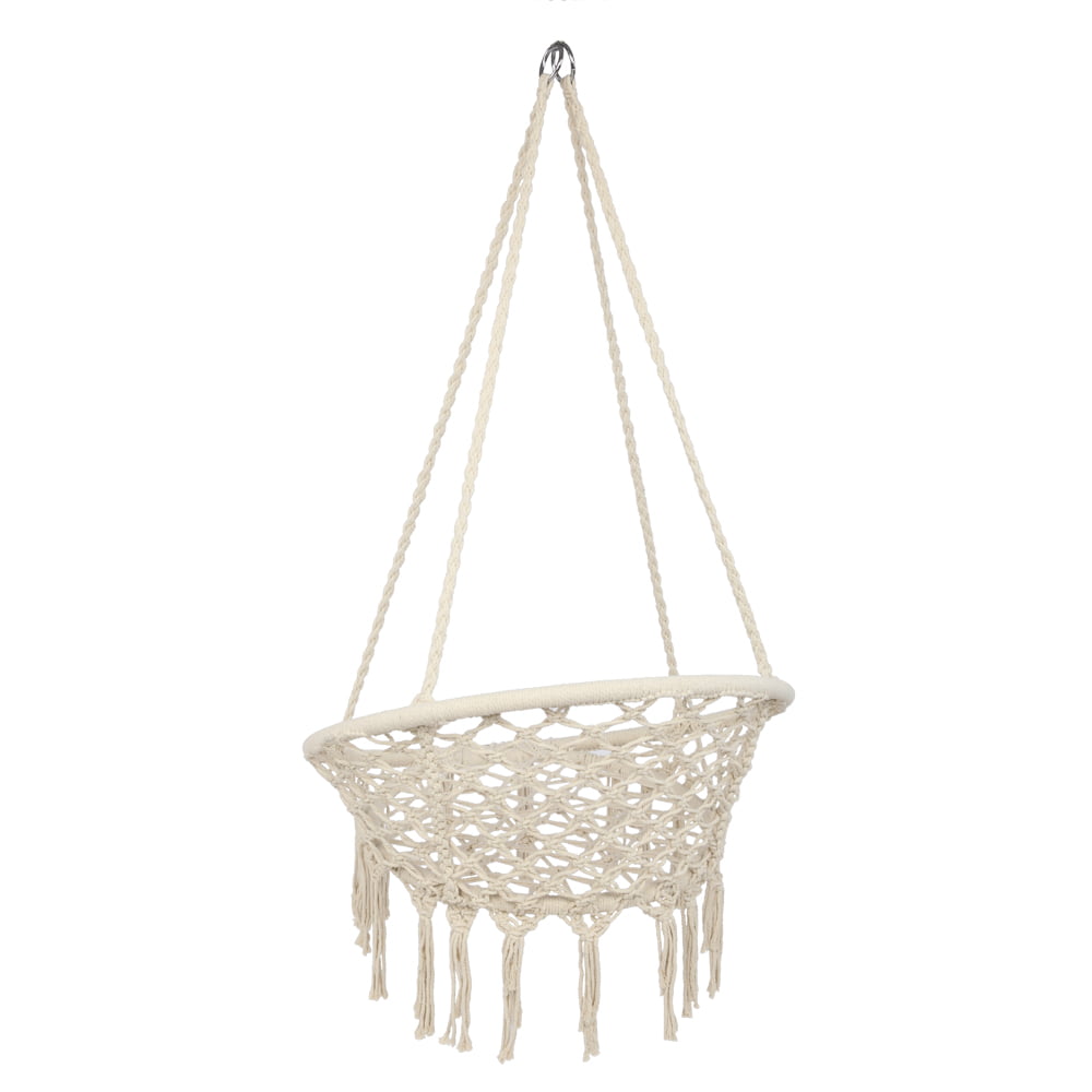 Boho Style Rattan Chair Hanging Hammock