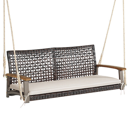 2-Person Rattan Hanging Porch
