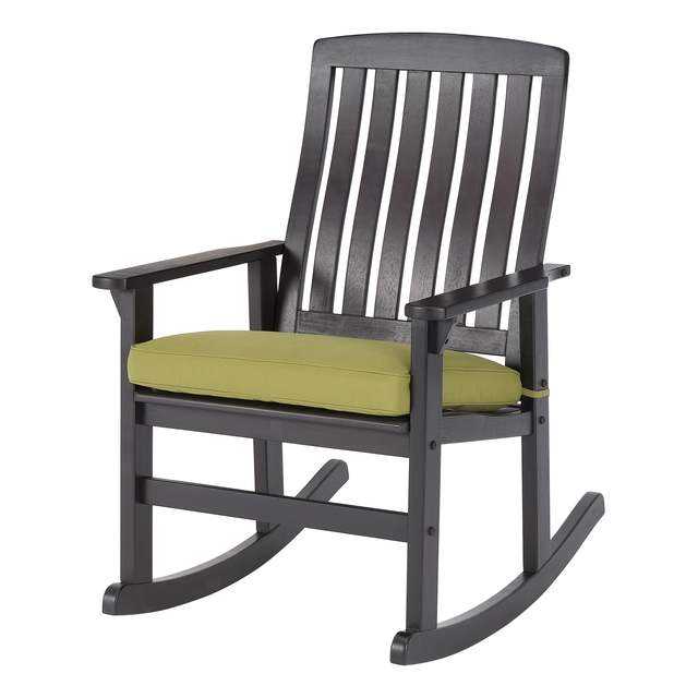 Wood Rocking Patio Brown Chair