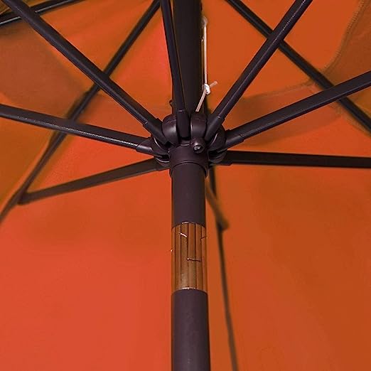 blissun 9' outdoor patio umbrella Blissun Outdoor Market Patio Umbrella with Push Button Tilt and Crank, – Porch Outlet